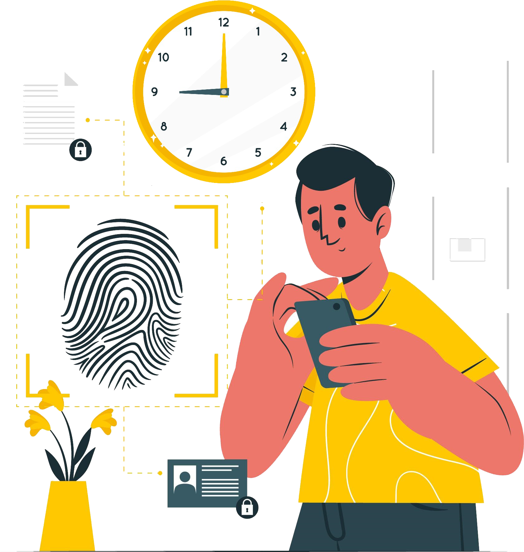 Time & Attendance Illustration