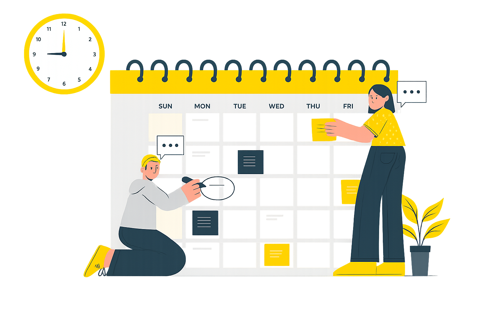 Project Management Illustration